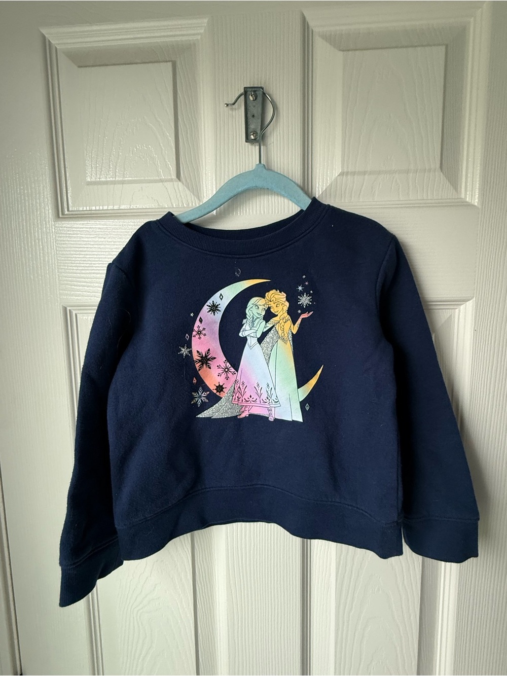 Girls Navy Graphic Sweatshirt and Minnie Pink 4T